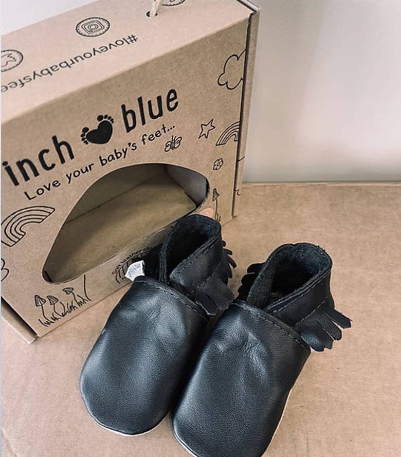 נעליים רכות | BLACK MOCCASIN